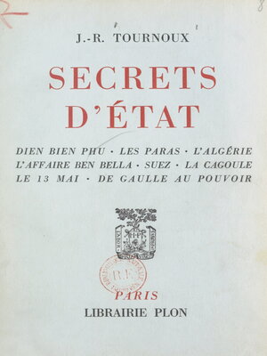cover image of Secrets d'État